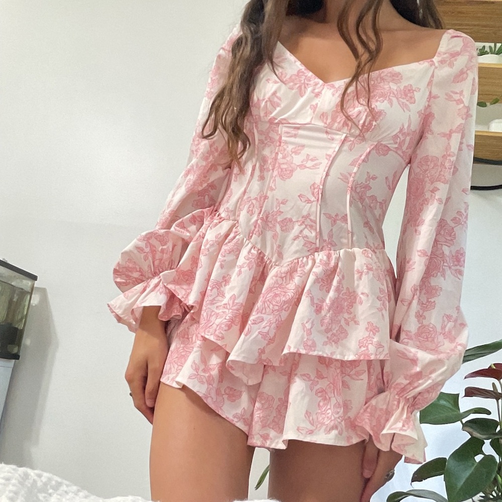 Floral romper from a boutique
